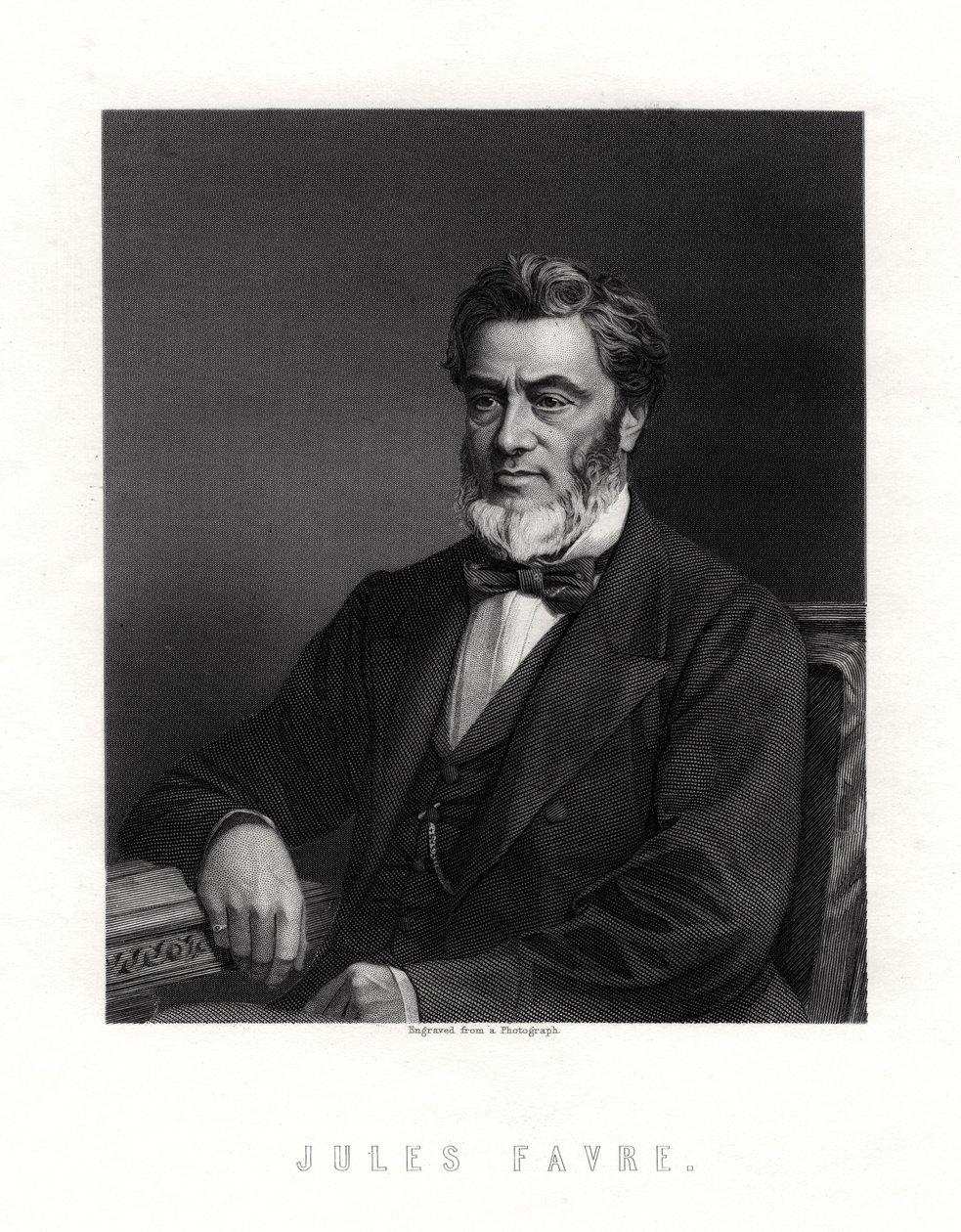 Jules Claude Gabriel Favre, francouzský státník, 19. století od Unbekannt