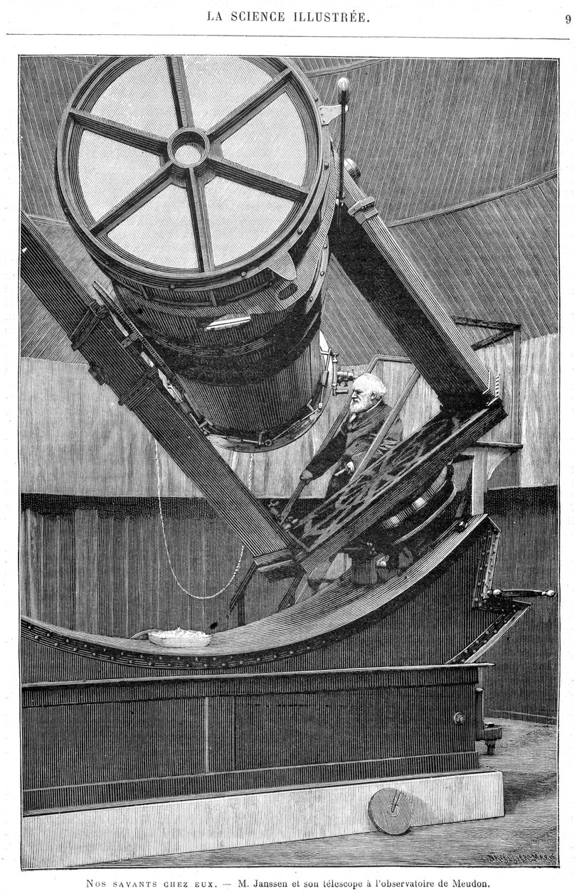 Jules Pierre Cesar Janssen, francouzský astronom, 1893 od Unbekannt