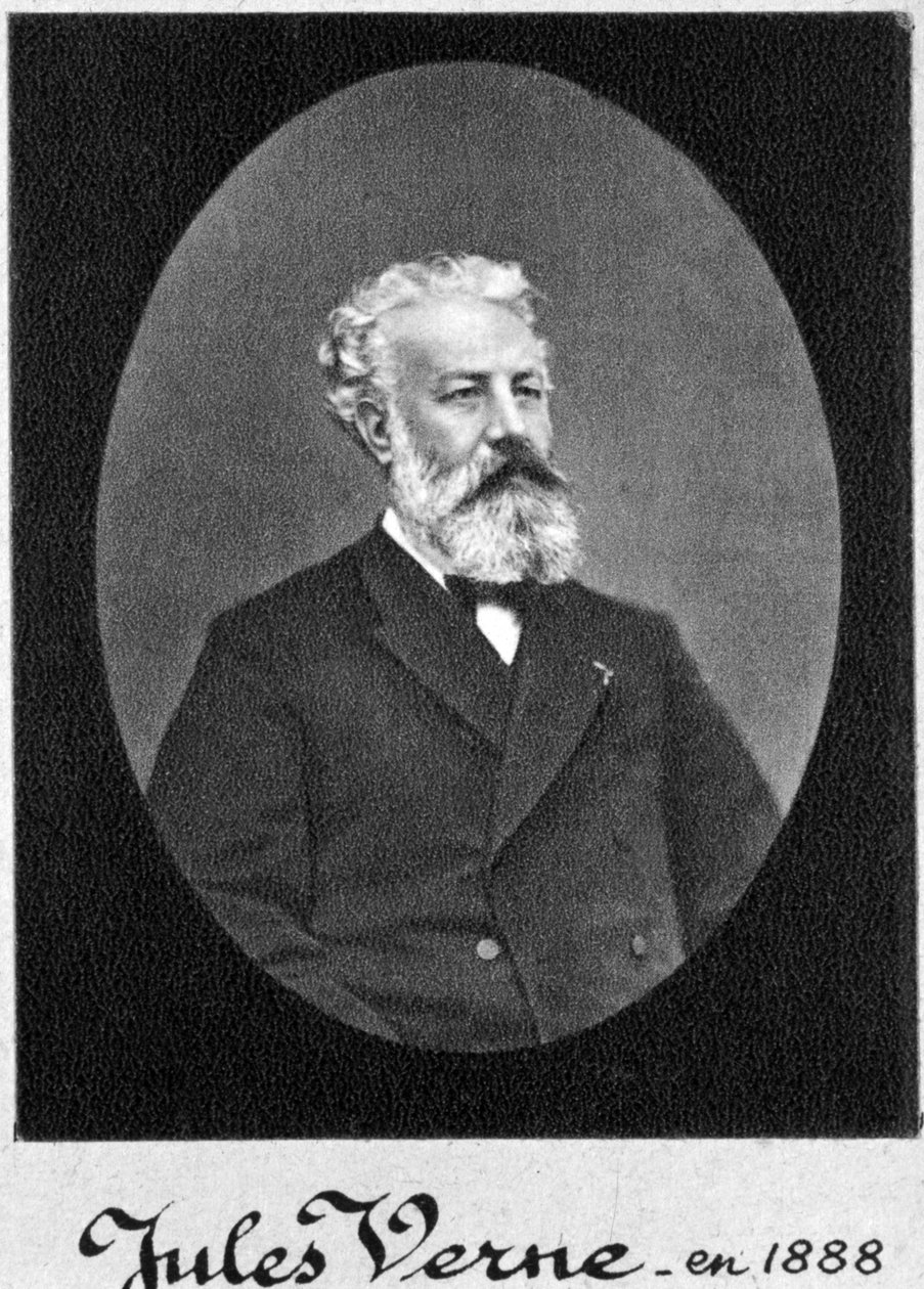 Jules Verne, francouzský autor dobrodružství a sci-fi, 1888 od Unbekannt