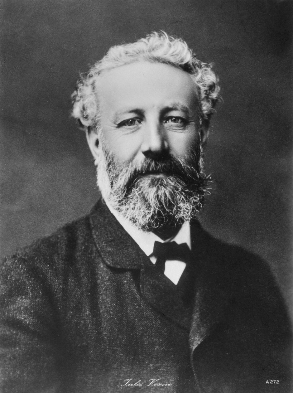 Jules Verne, francouzský autor dobrodružství a sci-fi, konec 19. století od Unbekannt