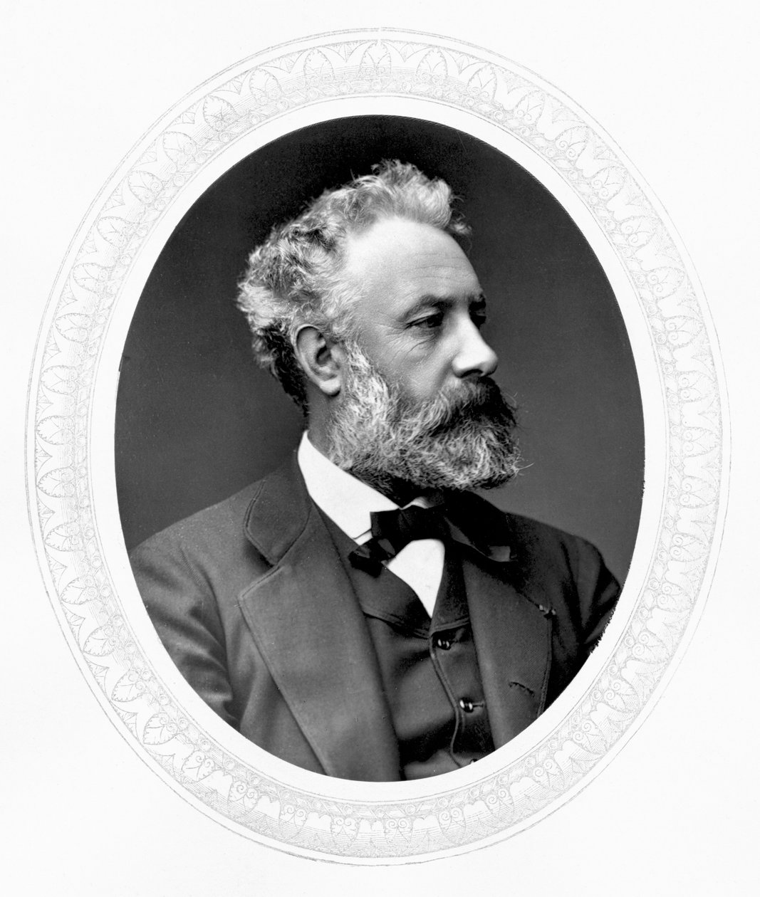 Jules Verne, francouzský spisovatel dobrodružných a sci-fi, c1880 od Unbekannt