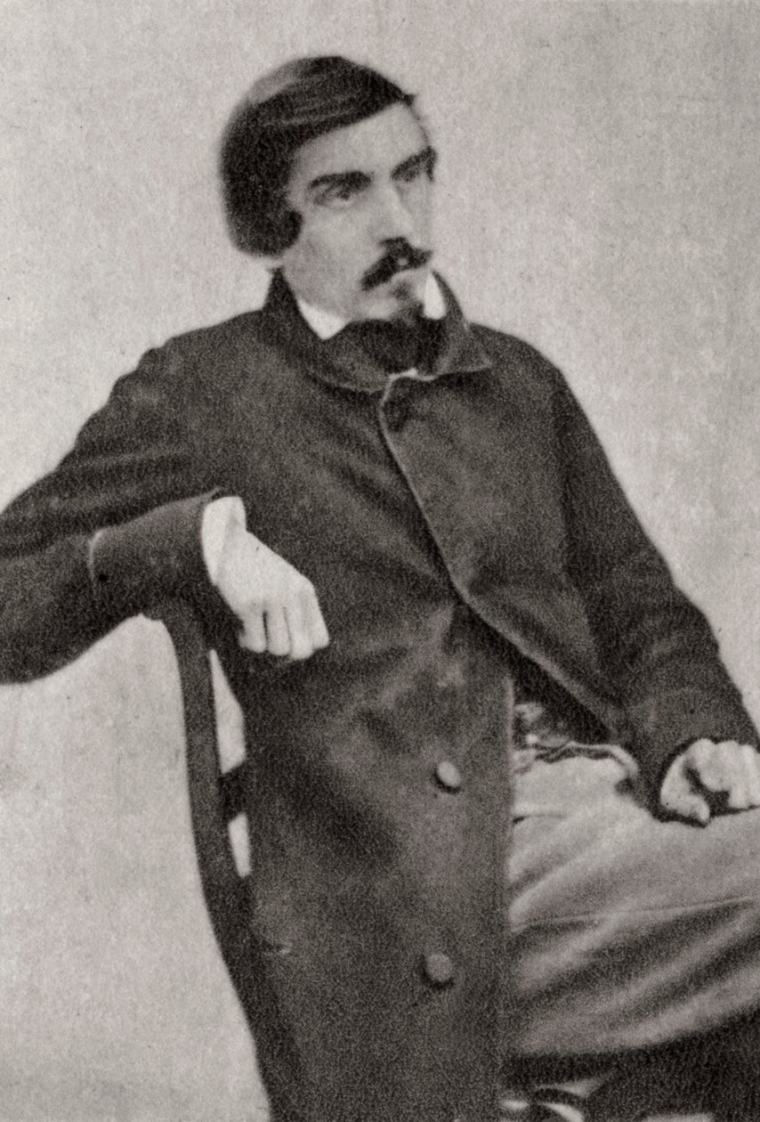 Jules de Goncourt, francouzský spisovatel, 1868 od Unbekannt