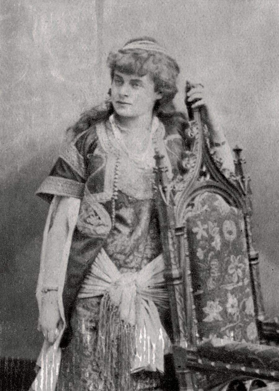 Julie Feyghine , francouzská herečka, 1881 od Unbekannt