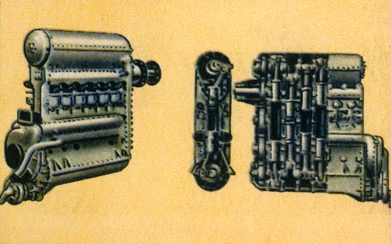 Vznětový letecký motor Junkers o výkonu 700-800 koní, 1932. od Unbekannt