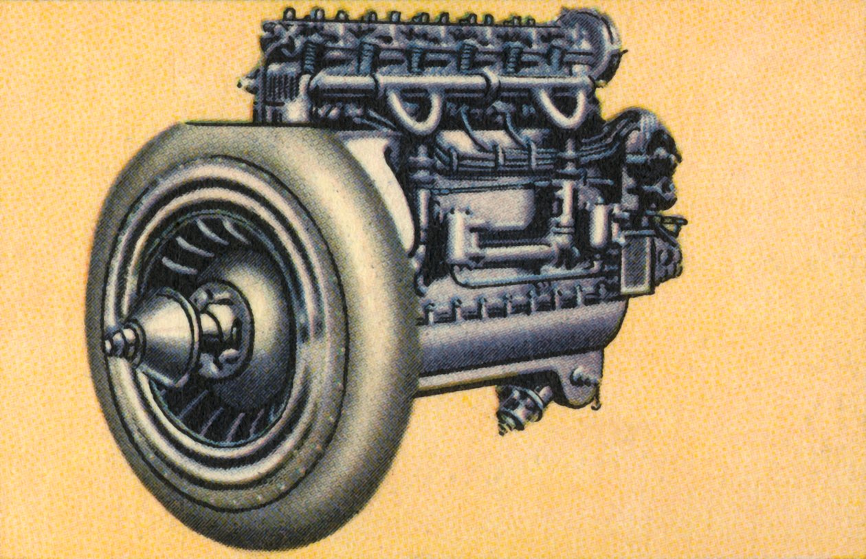 Letecký motor Junkers L 1, 80 koňských sil, 1932. od Unbekannt