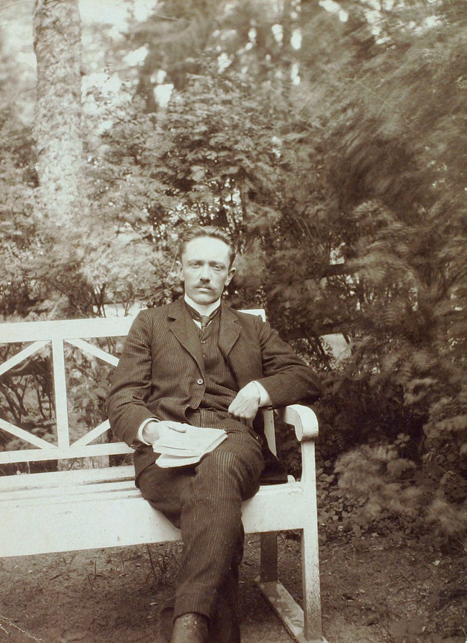 Jurgis Baltrusaitis , litevský básník, počátek 20. století od Unbekannt