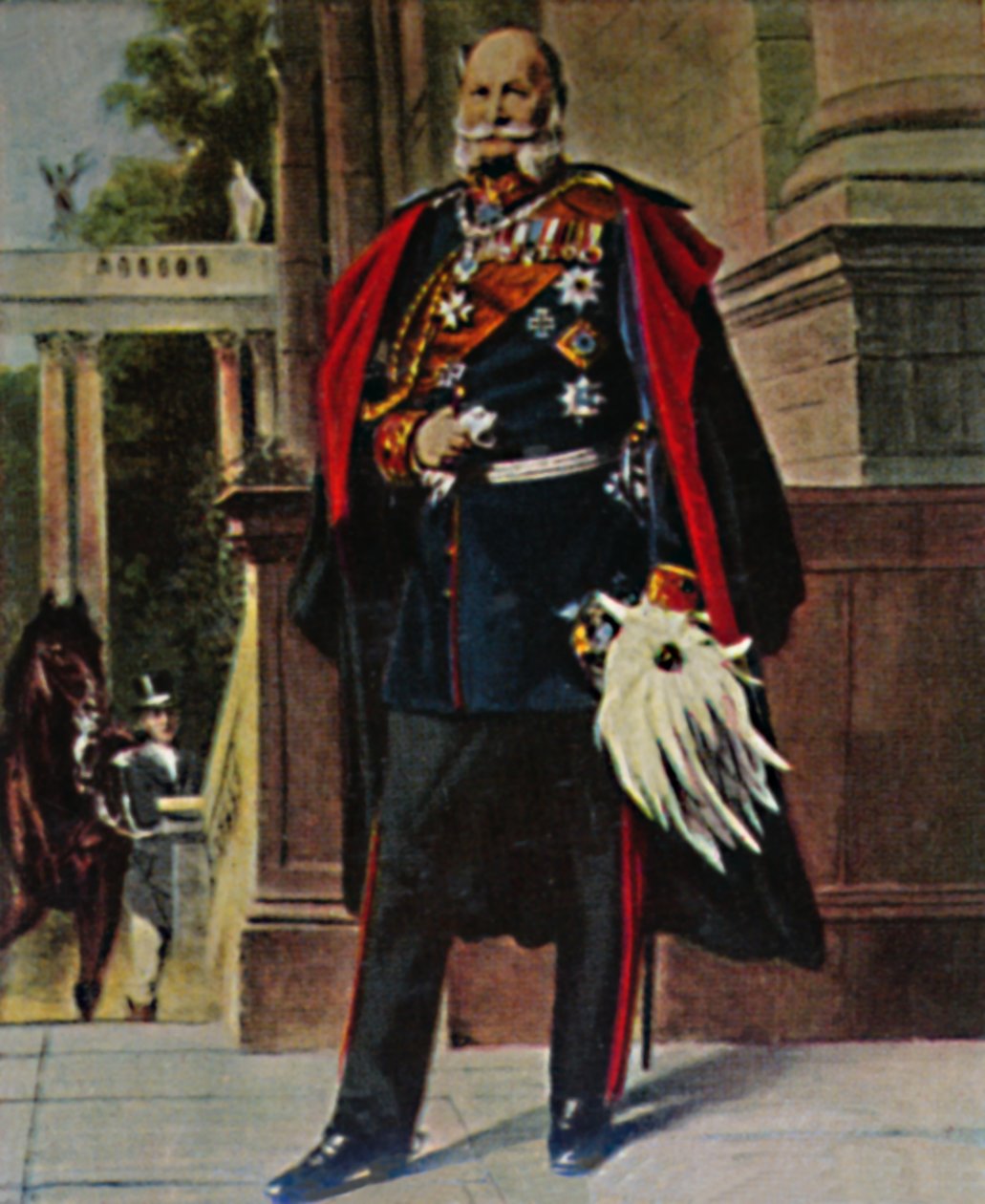 Kaiser Wilhelm I. 1797-1888. - Gemälde von Plockhorst, 1934. od Unbekannt