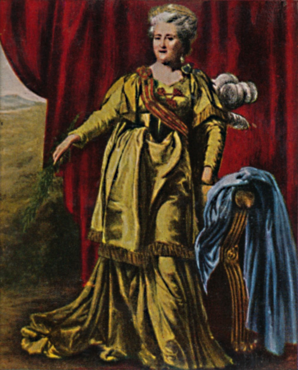 Císařovna Kateřina II Ruska 1729-1796. - Obraz Lewitzky, 1934. od Unbekannt
