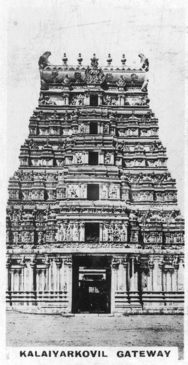 Brána Kalaiyarkovil, Indie, c1925 od Unbekannt