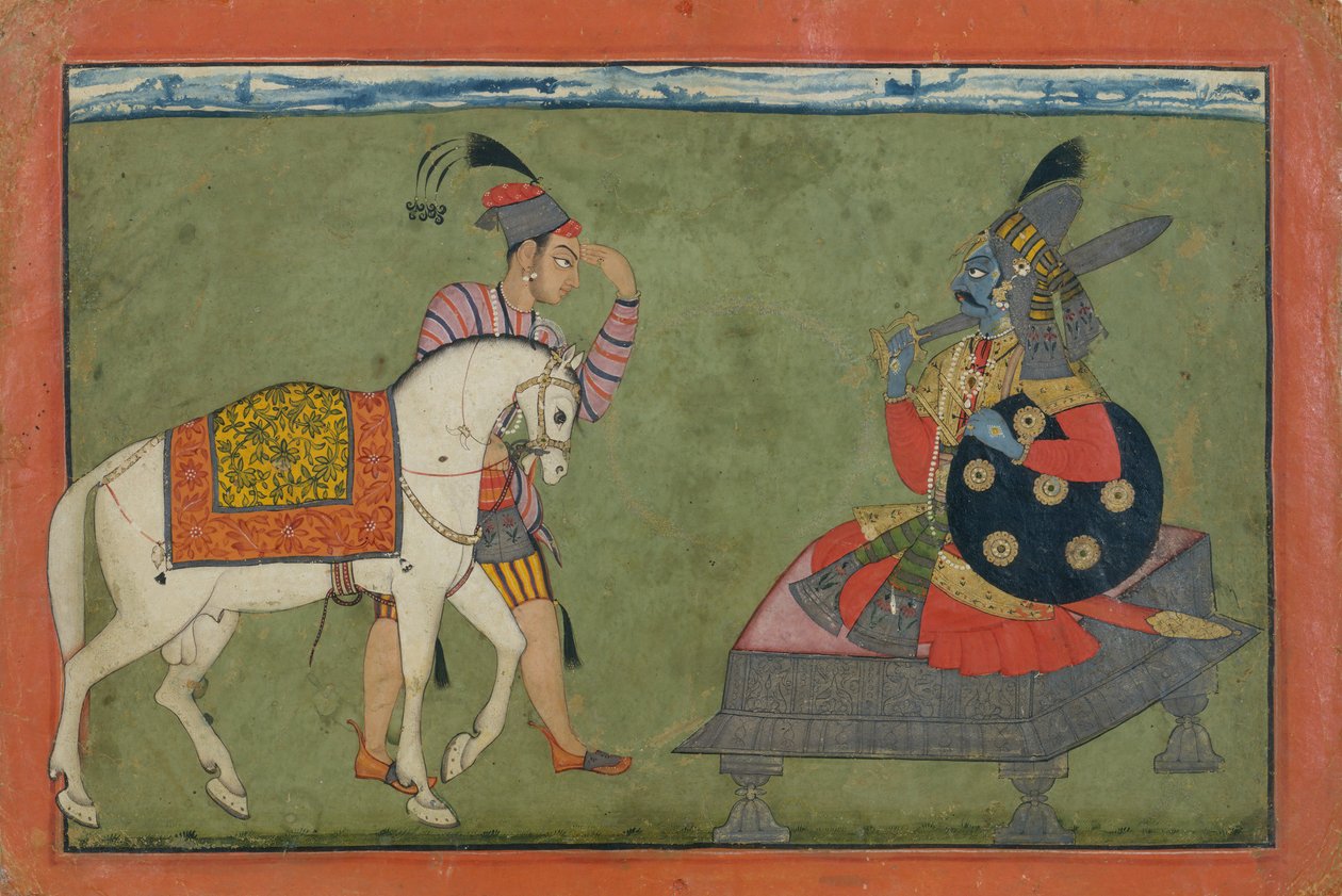 Kalki Avatar, budoucí inkarnace Višnua, ca. 1700-1710. od Unbekannt