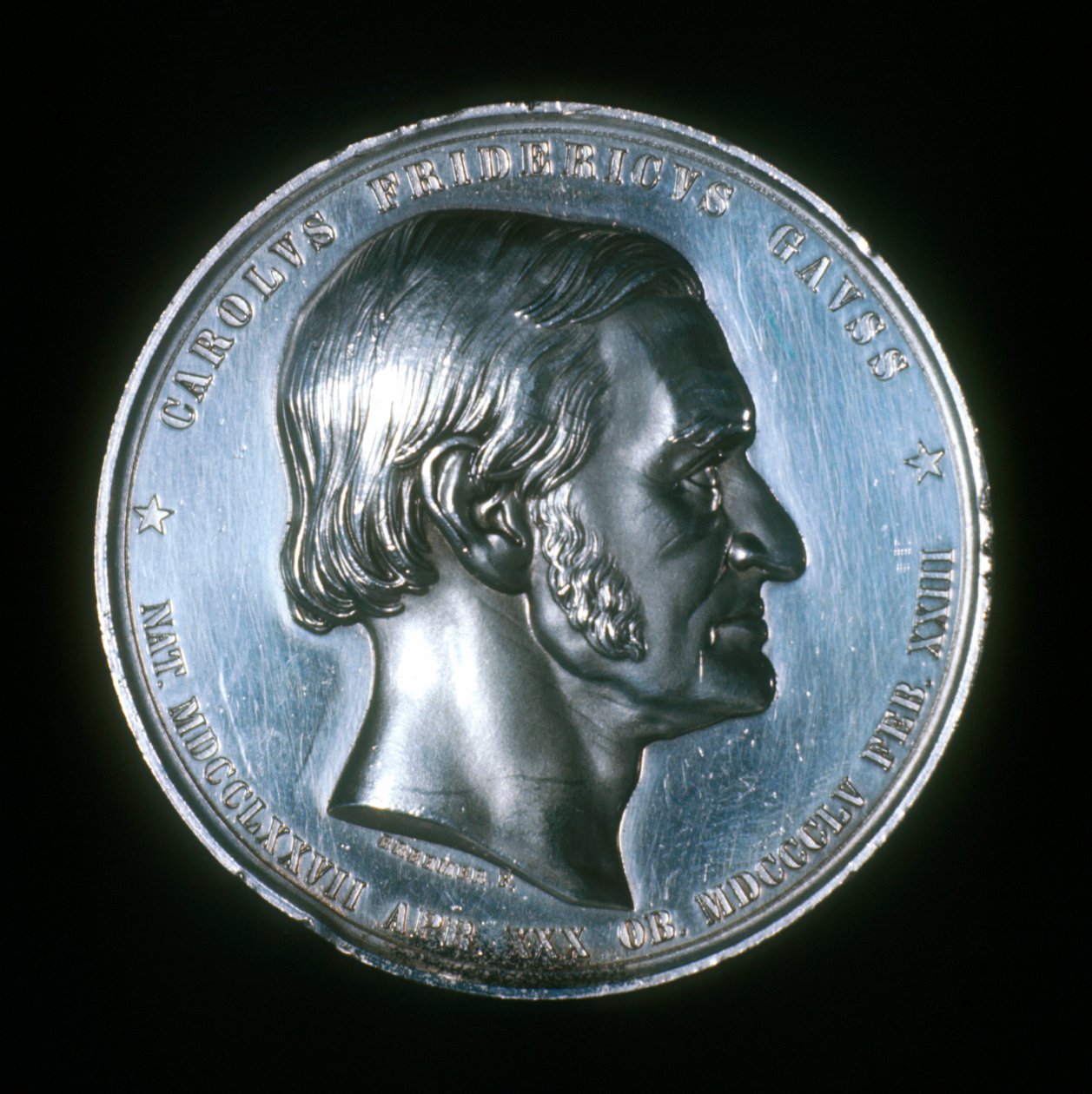 Carl Friedrich Gauss , německý matematik, astronom a fyzik od Unbekannt