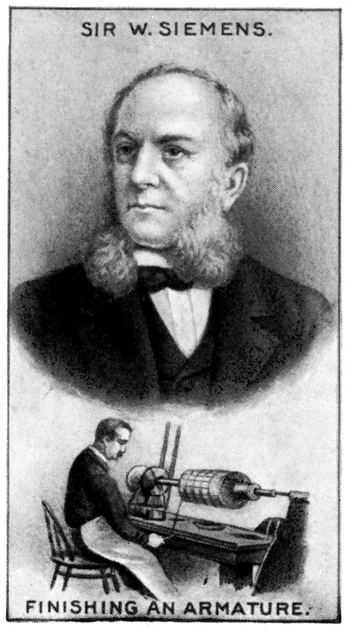 Karl Wilhelm Siemens, německý inženýr a průkopník elektrické energie, c1924 od Unbekannt