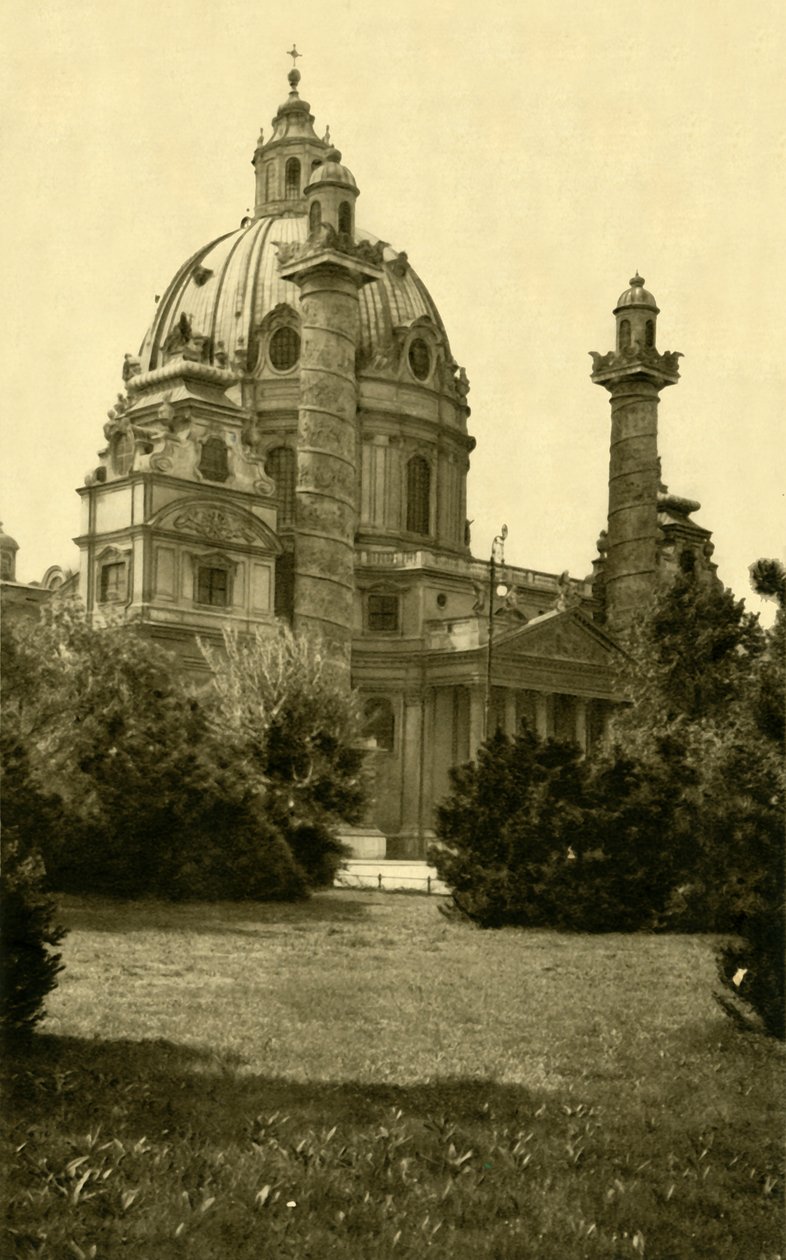 Karlskirche, Vídeň, Rakousko, c1935. od Unbekannt
