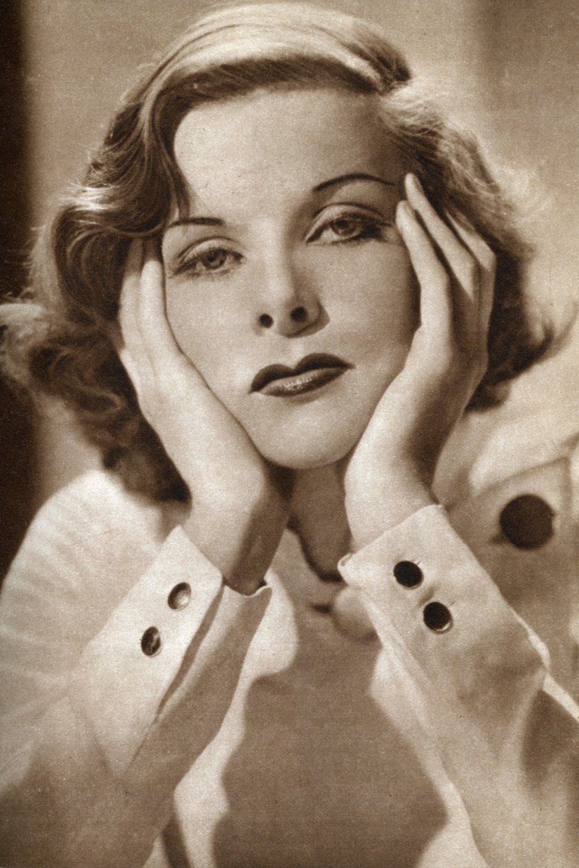Katharine Hepburn , americká herečka, 1933 od Unbekannt