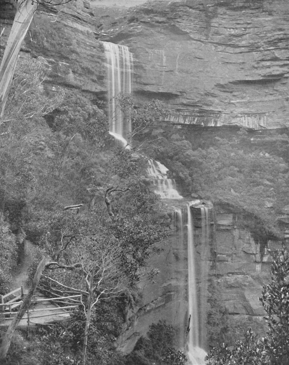 Vodopády Katoomba, 19. století od Unbekannt