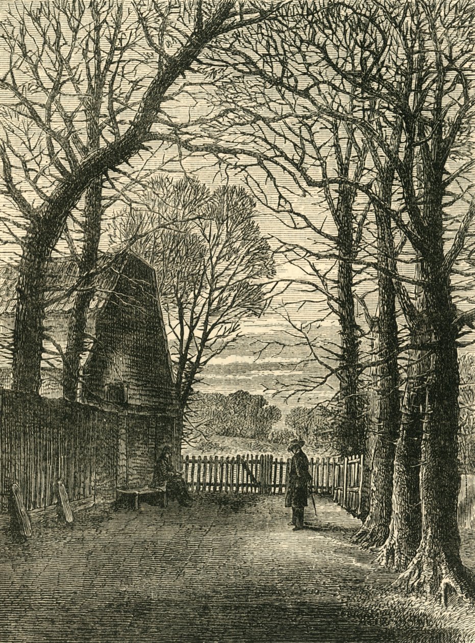 Keats Seat, Old Well Walk, c1818, c1876. od Unbekannt