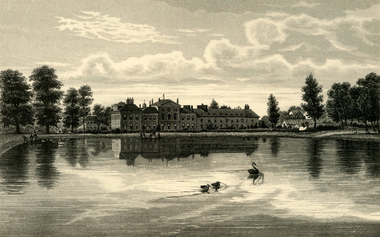Kensingtonský palác, c1876. od Unbekannt