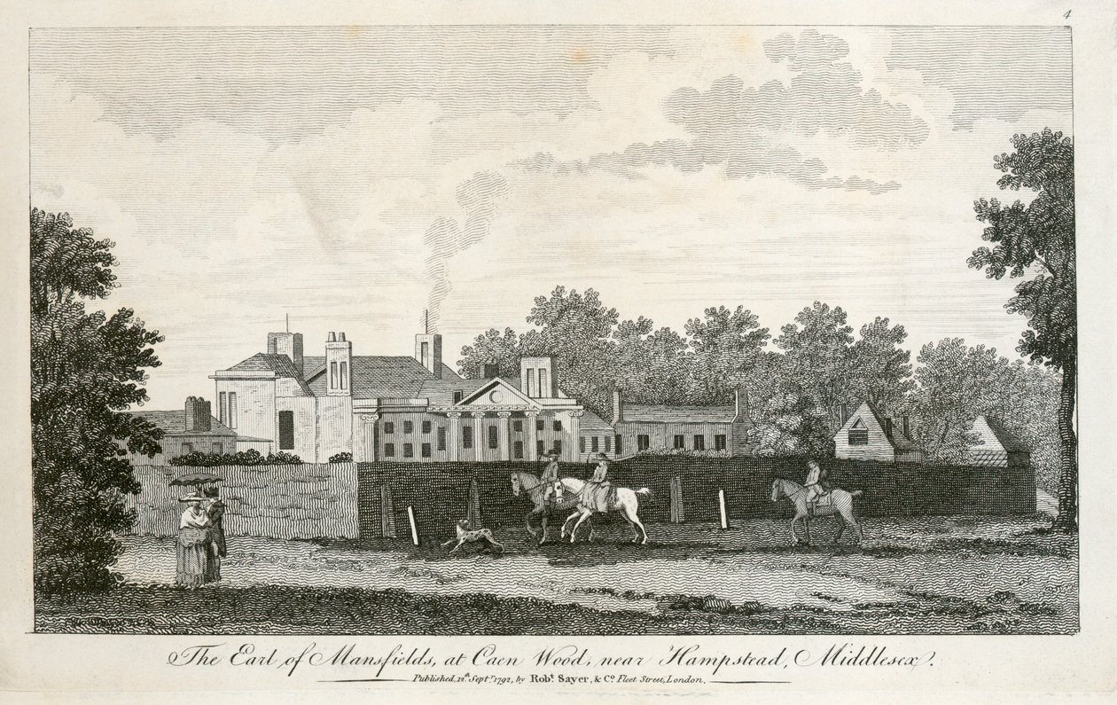 Kenwood House, Hampstead, Londýn, 1792 od Unbekannt