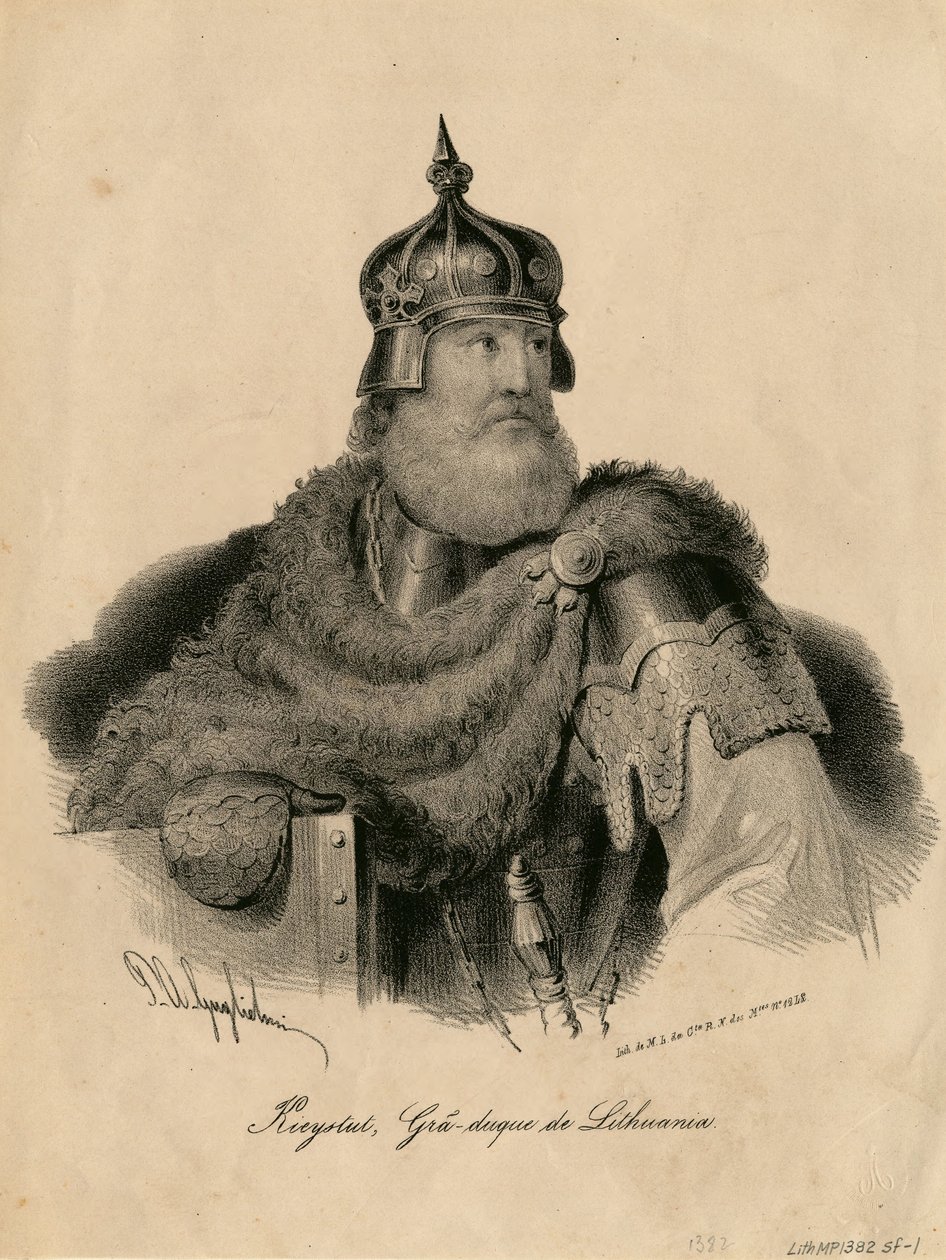 Kestutis, velkovévoda litevský, 1840 od Unbekannt