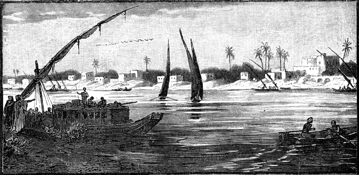 Chartúm, hlavní město Súdánu, 1900 od Unbekannt