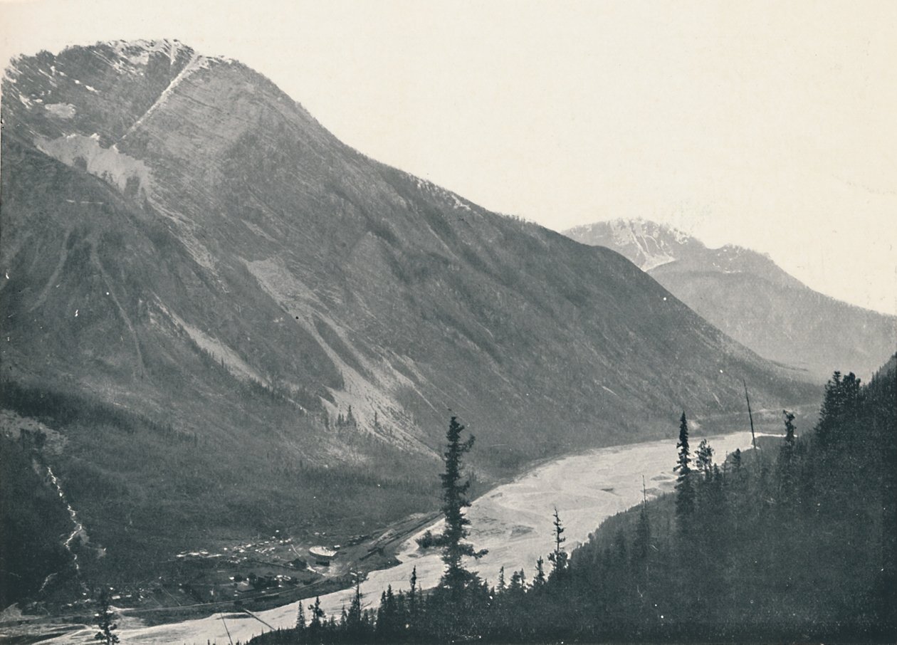 Kicking Horse River, 1916 od Unbekannt