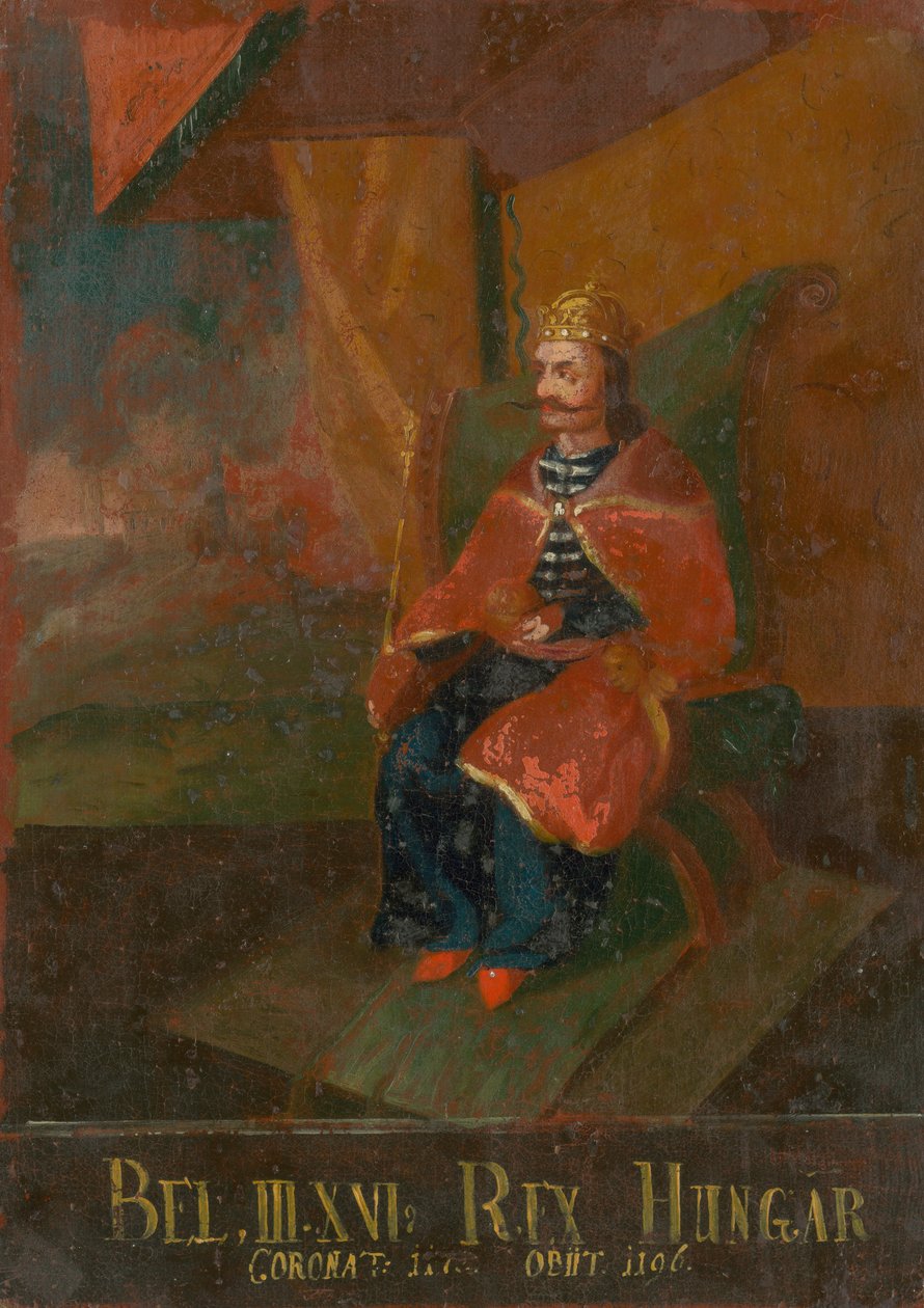 Uherský a chorvatský král Bela III., první polovina 18. od Unbekannt