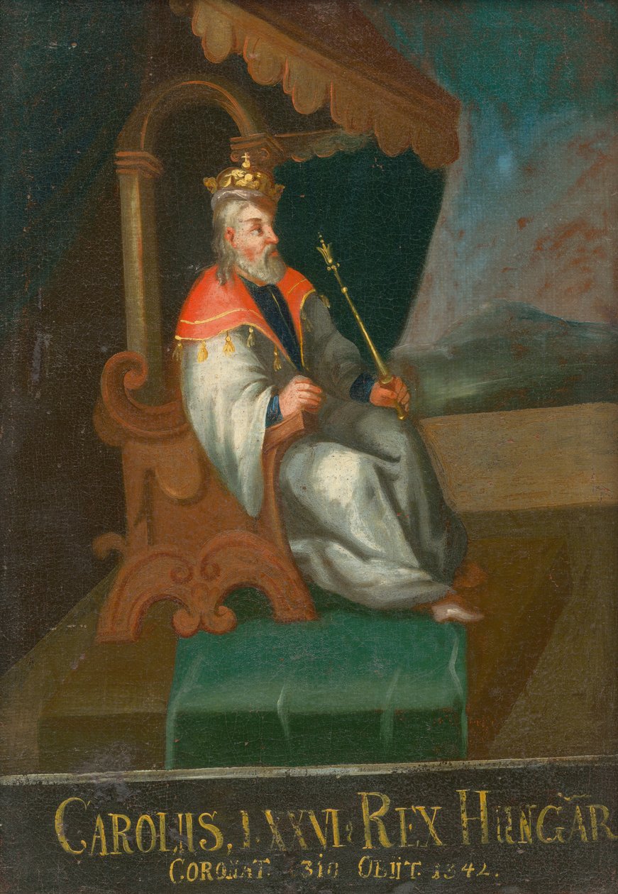 Uherský a chorvatský král Karel I. 1288-1342, první polovina 18. od Unbekannt