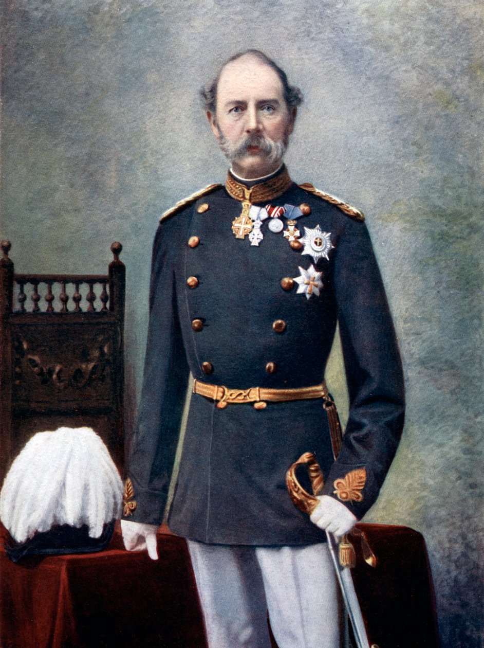 Dánský král Kristián IX., konec 19.–začátek 20. století od Unbekannt