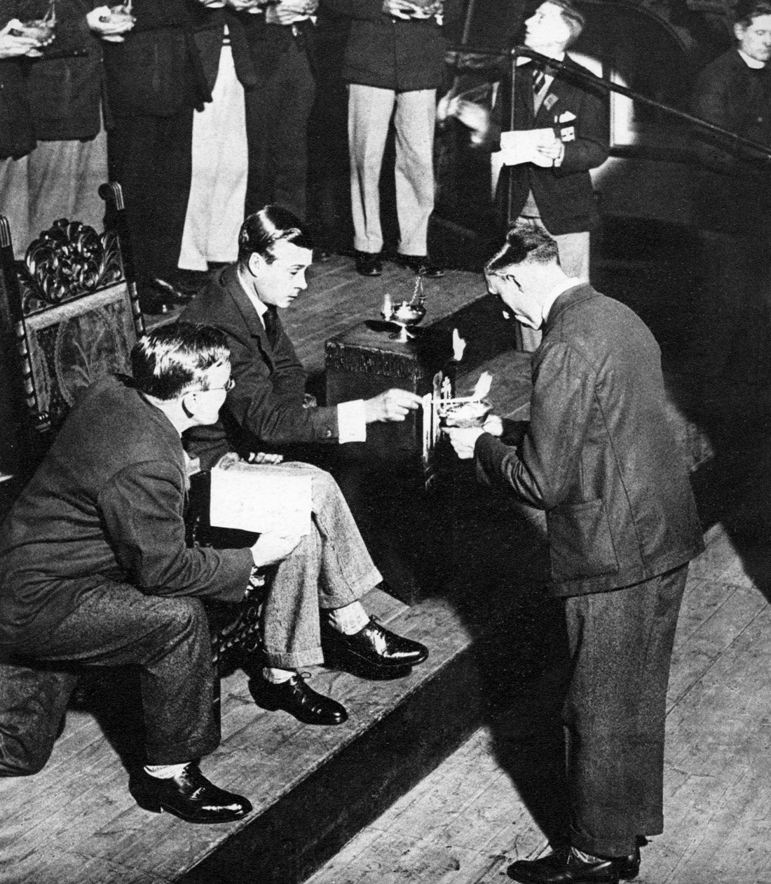 Král Edward VIII jako patron TOC H světelných lamp na památku, Westminster, 1936 od Unbekannt