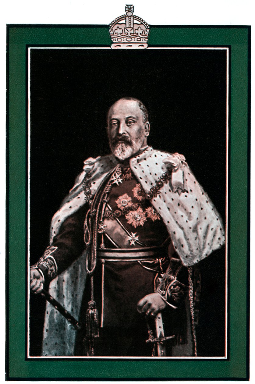 Král Edward VII 1841-1910, 1902-1903 od Unbekannt