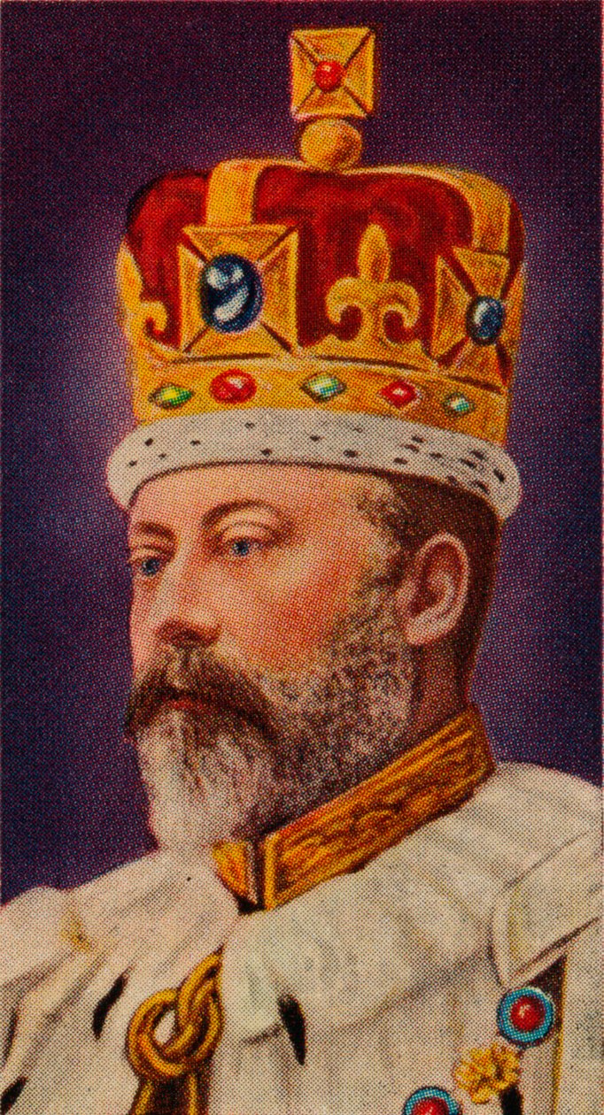 Král Edward VII při jeho korunovaci, 1902 1935 od Unbekannt