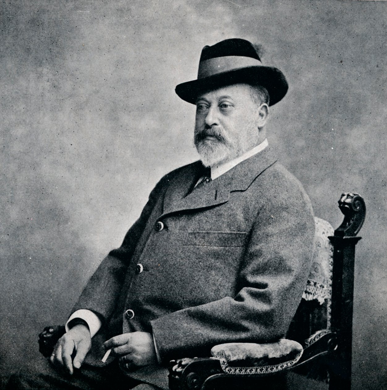 Král Edward VII v tyrolském klobouku, 1903 1911 od Unbekannt