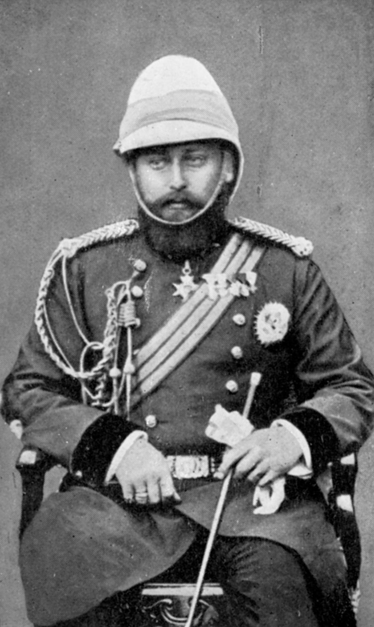 Král Edward VII Spojeného království ve vojenské uniformě, 1910 od Unbekannt