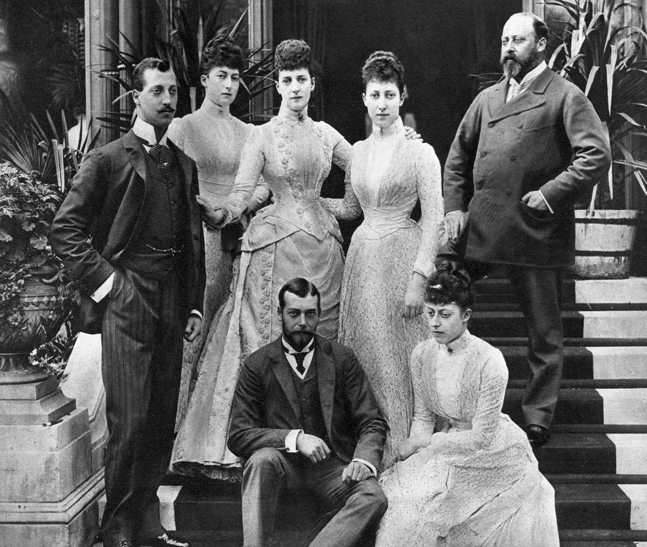 Rodina krále Edwarda VII., Marlborough House, Londýn, c1890 1935 od Unbekannt