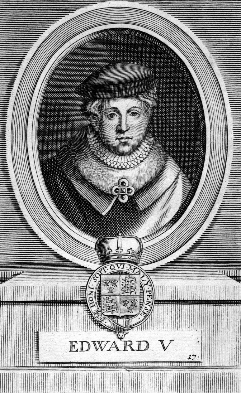 Anglický král Edward V., 1470-1483 od Unbekannt