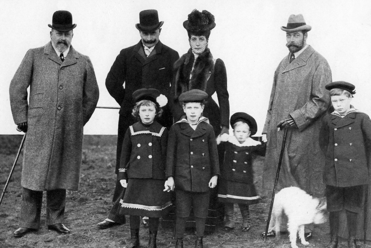 Král Edward, císař, královna Alexandra a král Jiří, c1903 1935 od Unbekannt