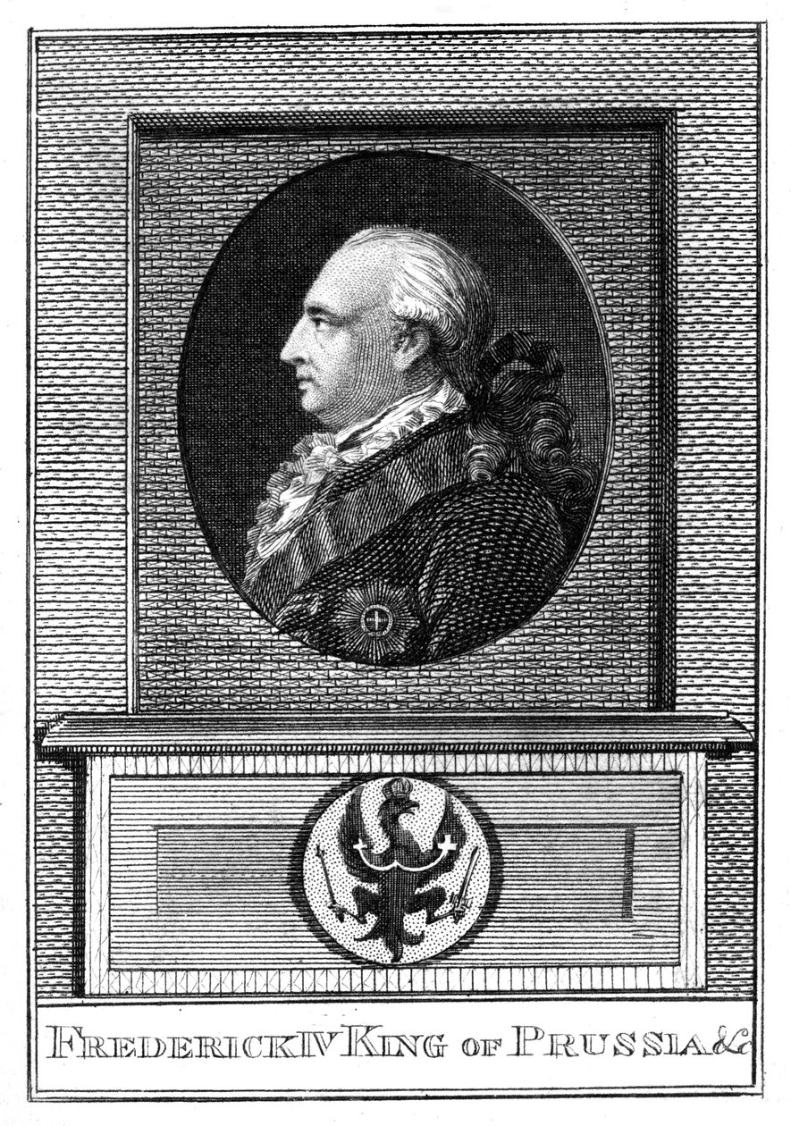 Pruský král Fridrich Vilém IV. 1795-1861, 19. století. od Unbekannt