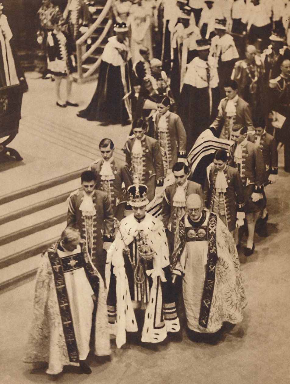 Král Jiří VI opouští opatství, 12. května 1937 od Unbekannt