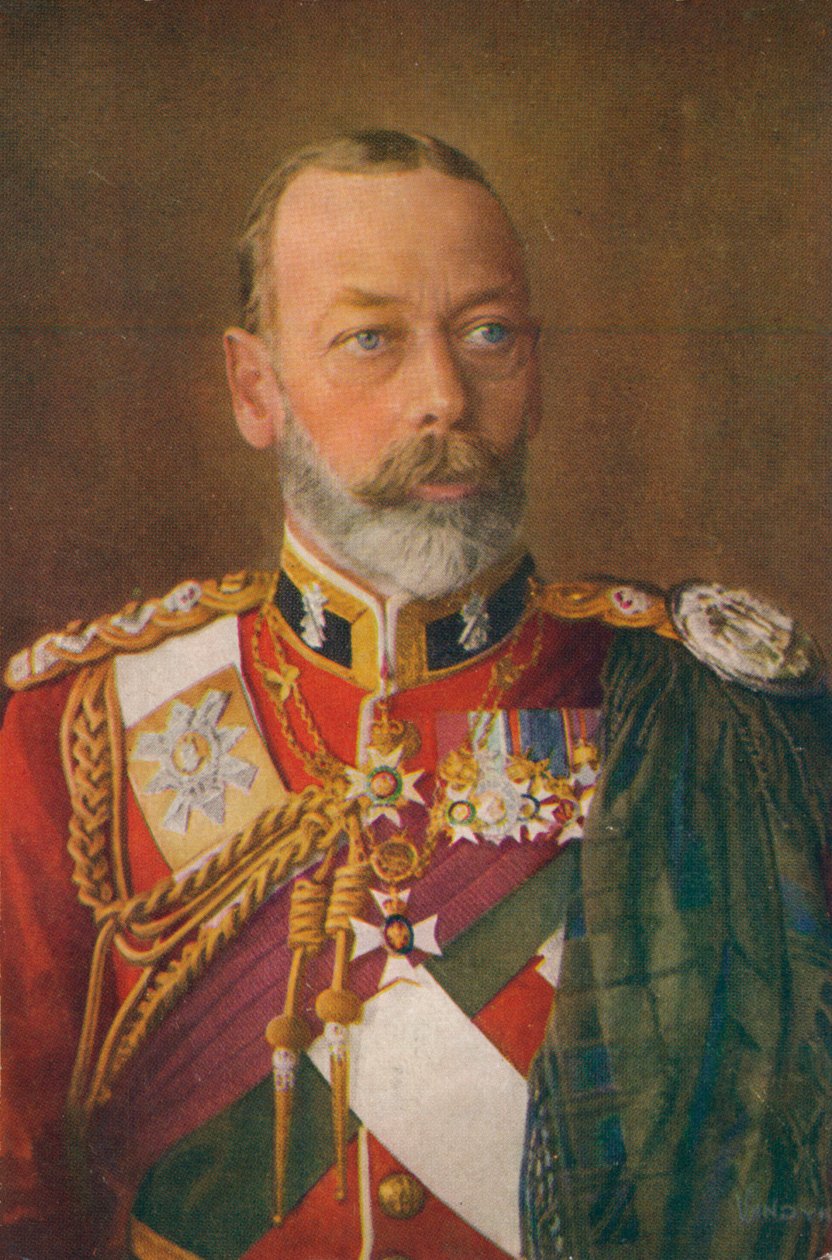 King George V 1865-1936 jako vrchní plukovník Black Watch od Unbekannt