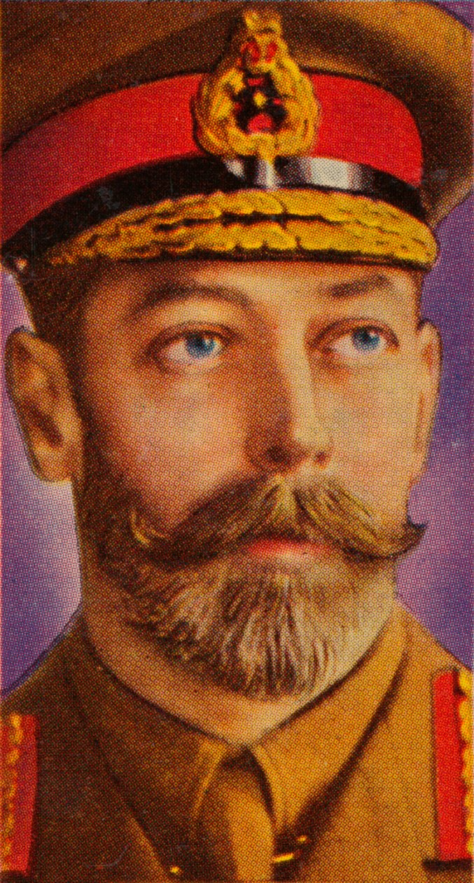 Král Jiří V. v polních šatech během první světové války, c1914-c1918 1935 od Unbekannt