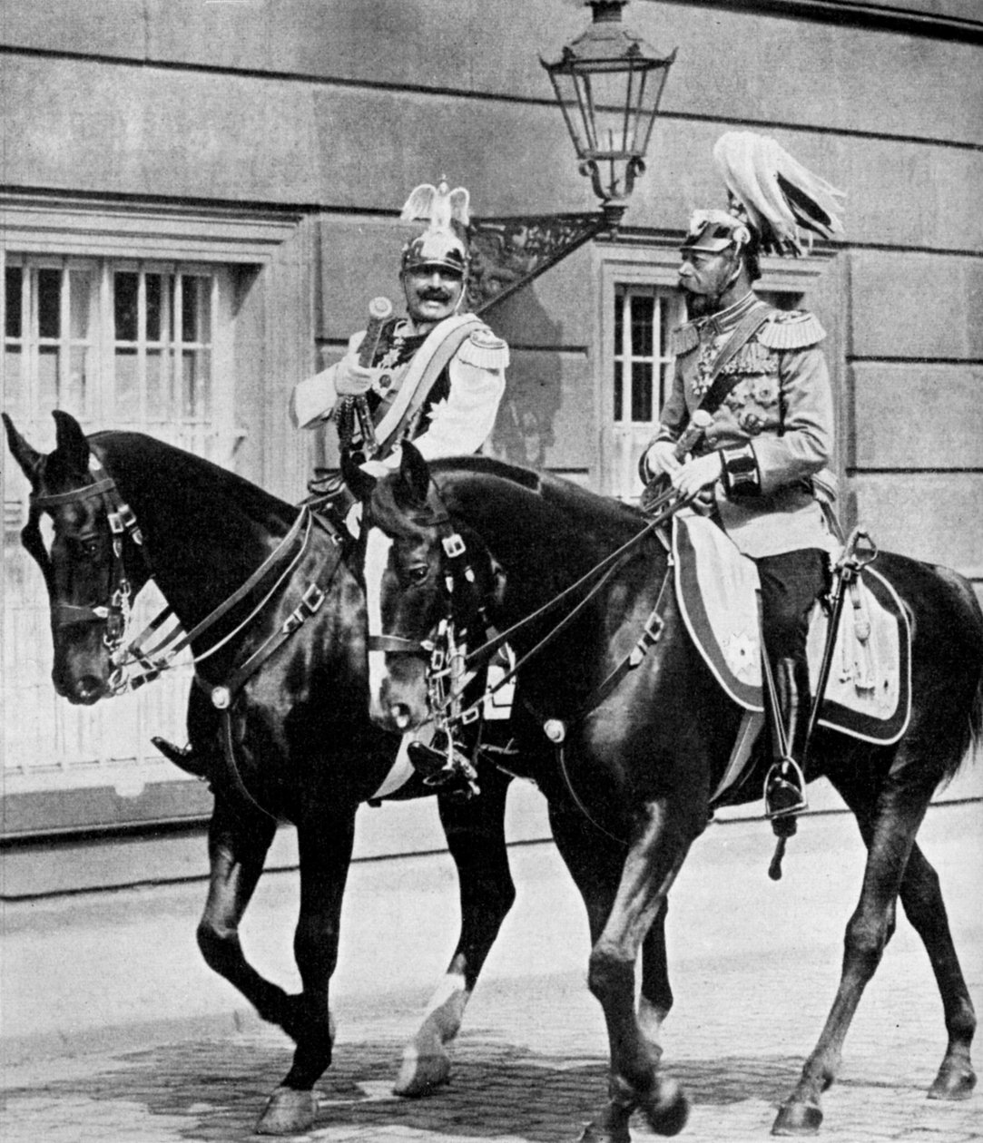 Král Velké Británie Jiří V. a německý císař Wilhelm II., 1913 1951 od Unbekannt