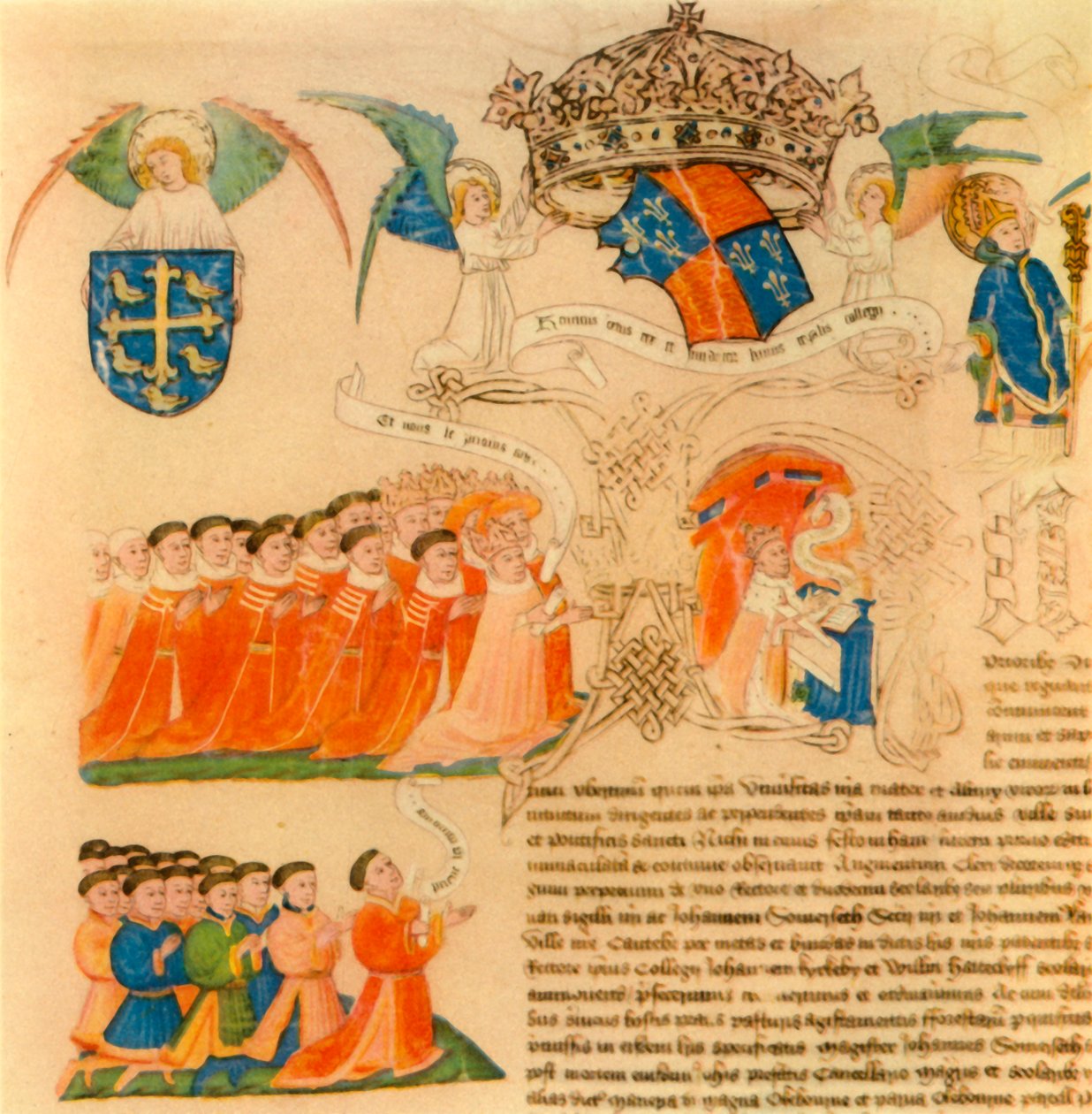 „Král Jindřich VI. se zástupci Lords and Commons“, 1446, 1947. od Unbekannt