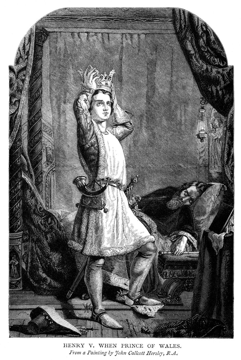 Král Jindřich V. 1387-1422, kdy byl princem z Walesu od Unbekannt