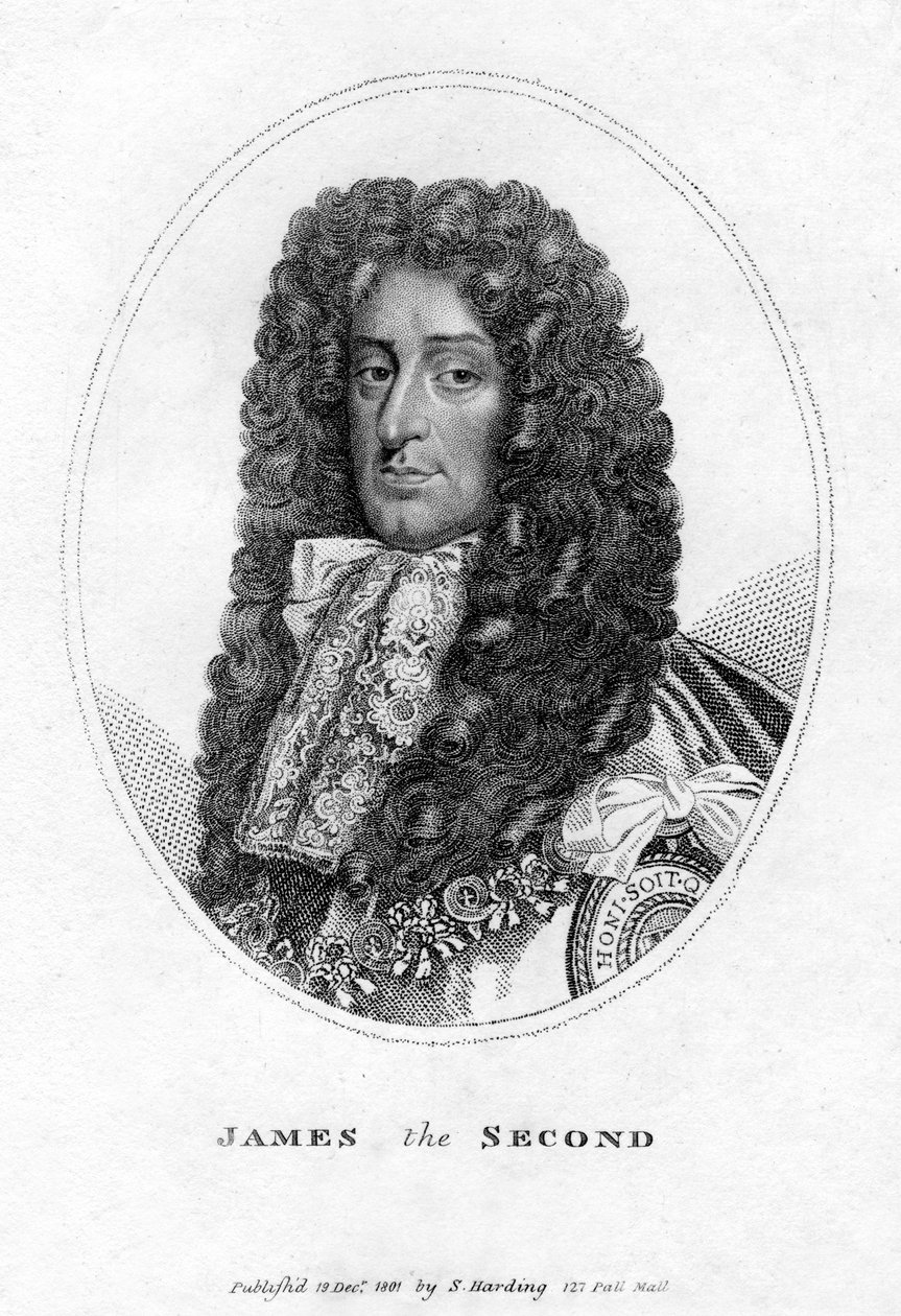 Anglický král Jakub II., 1801 od Unbekannt