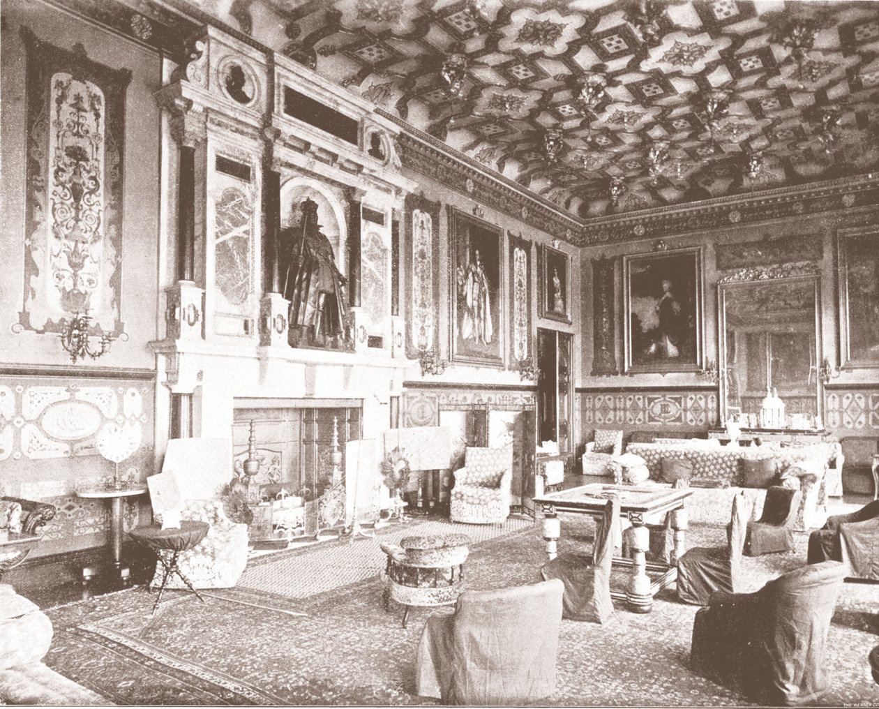King James Room, Hatfield House, Hatfield, Hertfordshire, 1894. od Unbekannt
