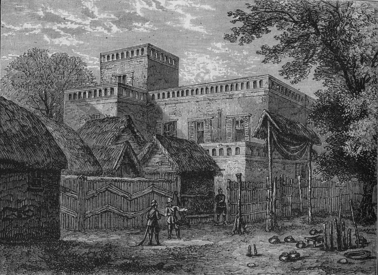 Palác krále Koffeese, c1880 od Unbekannt