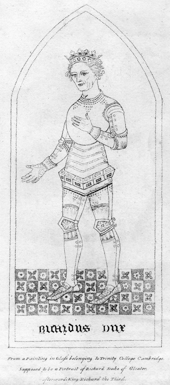 Král Richard III., 1452-1485 od Unbekannt