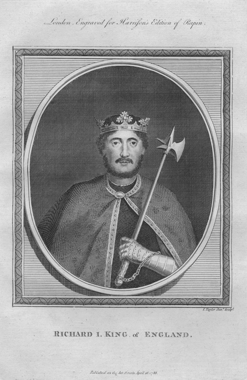 Král Richard I., 1788. od Unbekannt