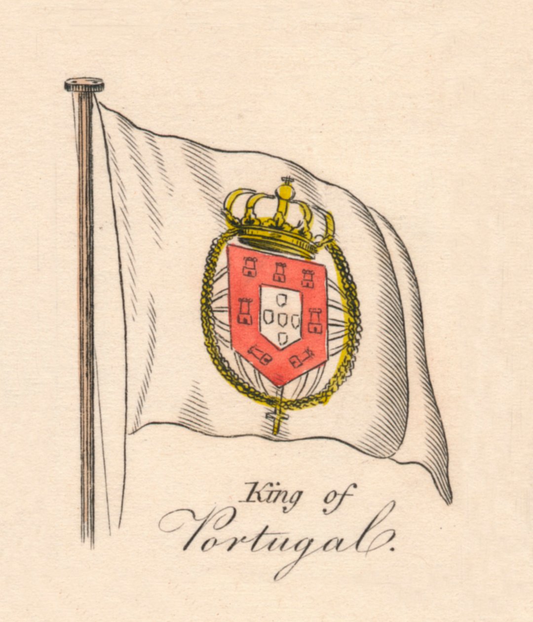 Portugalský král, 1838 od Unbekannt