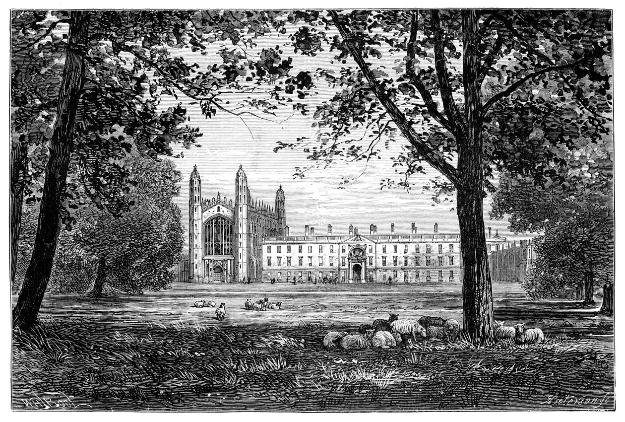 Kings College, Cambridge, 1900 od Unbekannt